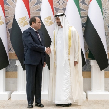 صور: تصريحات خالدة من قيادة الإمارات في حب مصر
