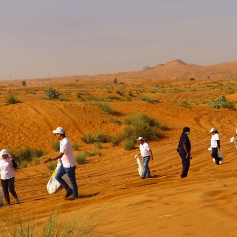 صور: تدشين حملة تطوّع "الإمارات نظيفة" لتنظيف الوجهات السياحية في الإمارات