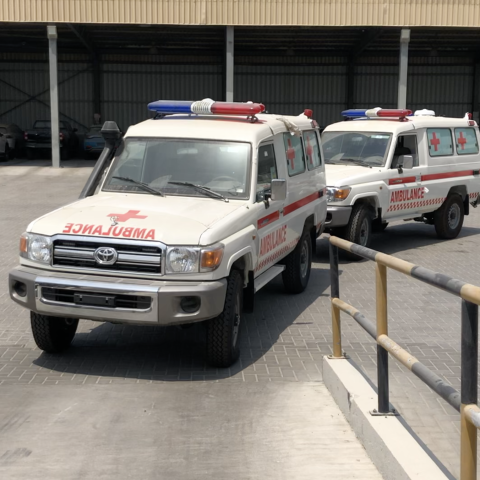 صور: شاهد.. شحنة إنسانية من الإمارات إلى أوكرانيا لدعم قطاع الصحة