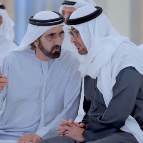 صور: محمد بن زايد يشكر محمد بن راشد على جهوده لتعزيز مكانة الإمارات في مجال الفضاء