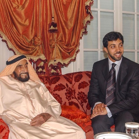 صور: أول يوم عمل لمنصور بن زايد في مكتب الشيخ زايد آل نهيان طيب الله ثراه