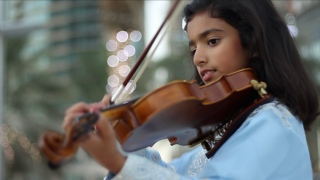 Photo: Fatima Al Raqbani: Dreams of leading an orchestra at Dubai Opera