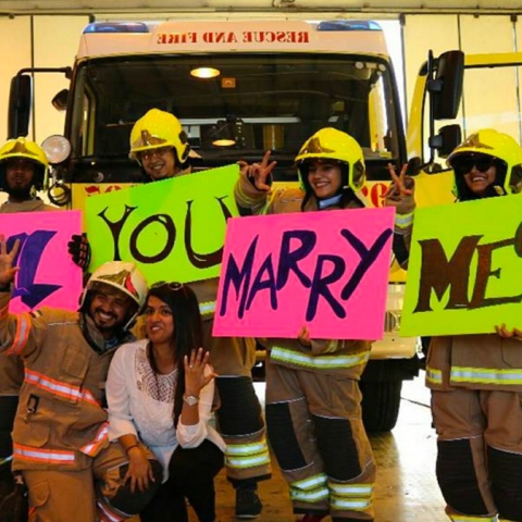 Photo: Firefighter Style Engagement