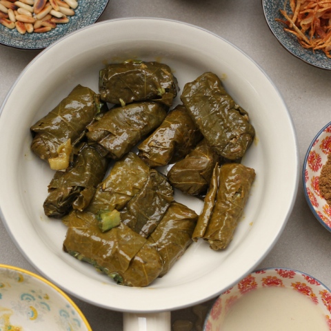 Photo: Healthy and Smart... Vine Leaves Fatteh