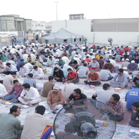 Photo: Iftar Tent: Intimacy and Compassion