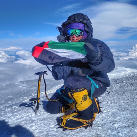 Photo: Hanady Al Hashimi: Climbing High