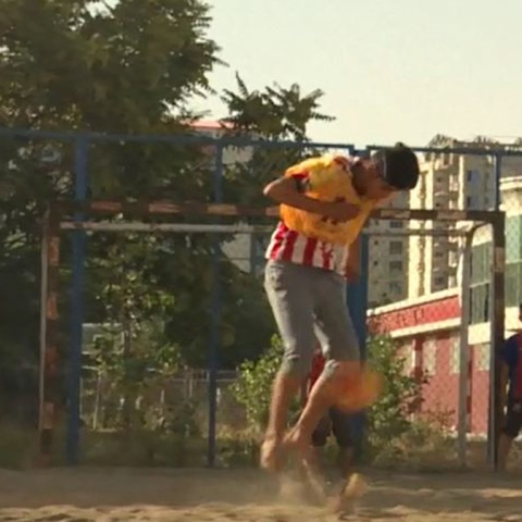 Photo: Beach And Football As A Dream