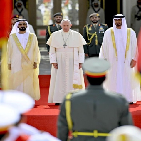 صور: أبرز أحداث زيارة قداسة البابا فرانسيس لدولة الإمارات