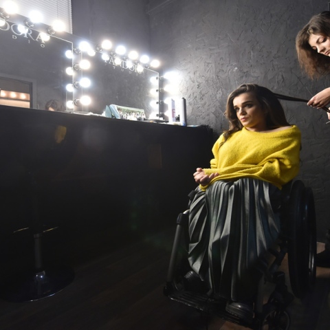 Photo: Ukraine's First Wheelchair Model Breaks Taboos