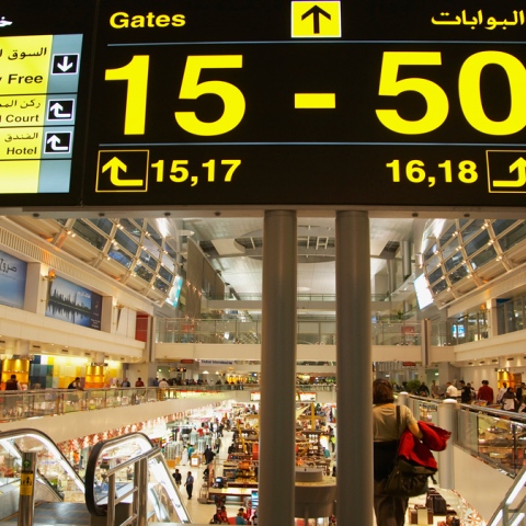 Photo: 76K departures from DXB on August 9th
