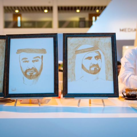  فن الرسم بالقهوة بإبداع أحمد بافضل