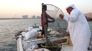 Photo: The sea is my sweet life! - Fisherman Eissa Al Falasi