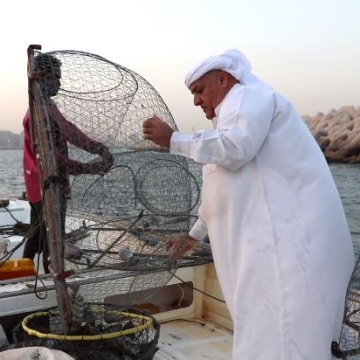 Photo: The sea is my sweet life! - Fisherman Eissa Al Falasi