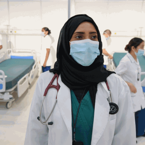 صور: مستشفى ميداني استثنائي في خطوة استباقية