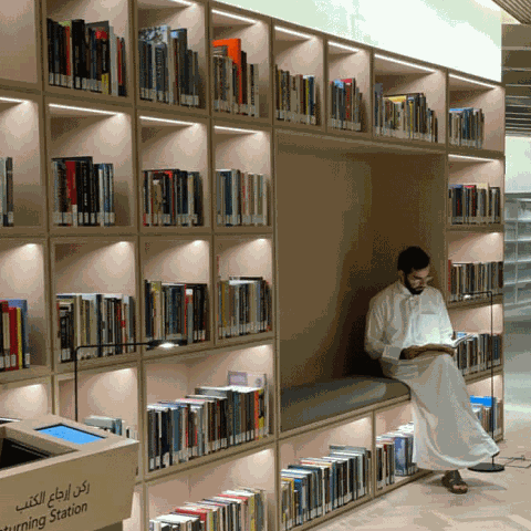 صور: العاصمة العالمية للكتاب تفتتح "بيت الحكمة".. أحدث نموذج لمكتبات المستقبل في العالم