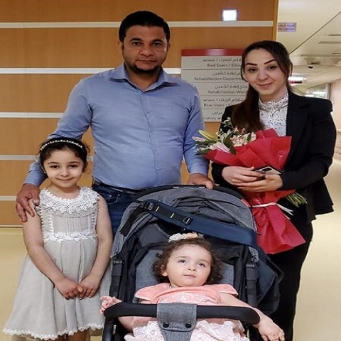  محمد بن راشد يتكفل بعلاج طفلة عراقية مصابة بمرض نادر