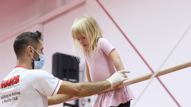 Photo: Shams Gymnastics in Dubai.. and learning the art of graceful movement